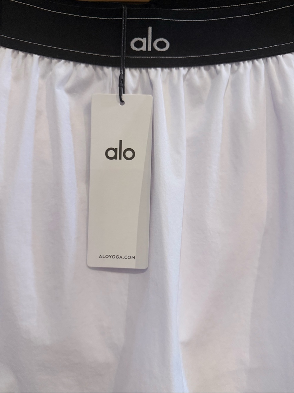 Alo Yoga Match Point Tennis Skirt - White - Picture 5 of 10